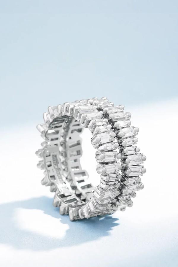 Classic Diamond Milli Baguette Eternity Ring Jackets