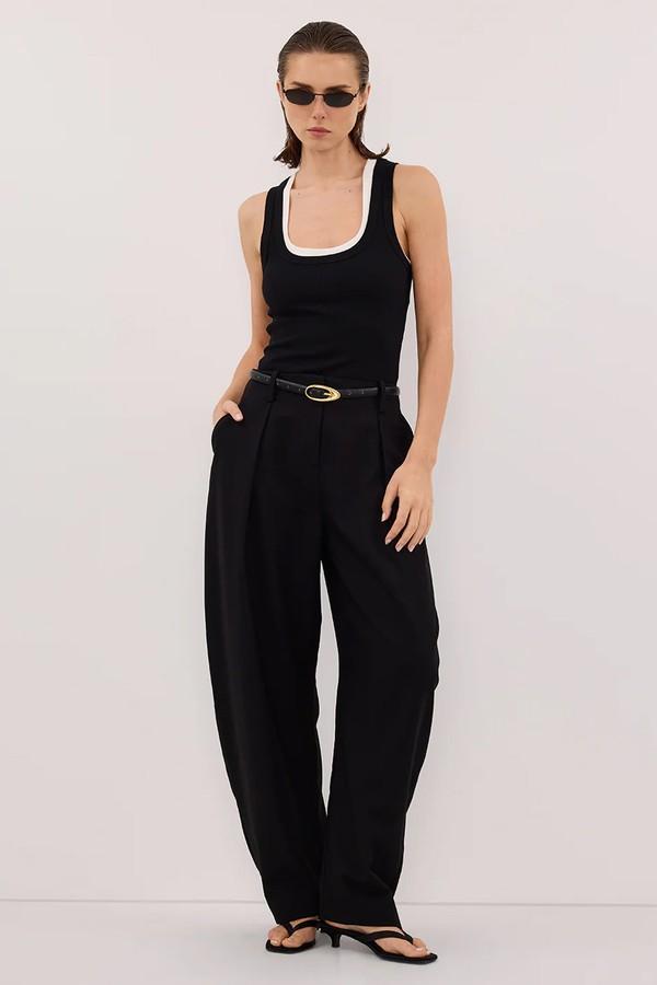 Romy Barrel Leg Tailored Pants from Dissh