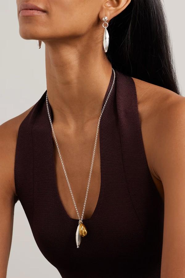 The Dance Of The Notes Gold-Lated & Recycled Silver Necklace from Alighieri