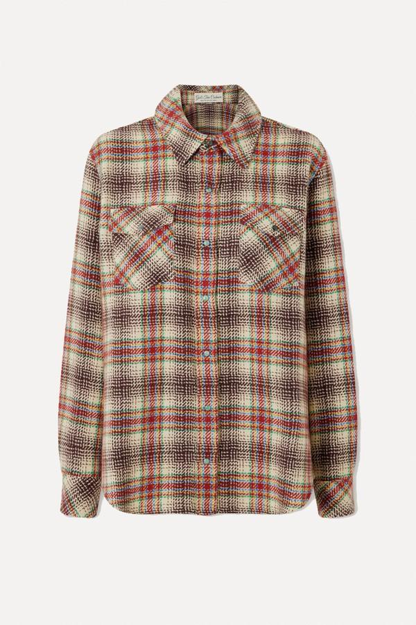 Balance Checked Cashmere Shirt from God's True Cashmere