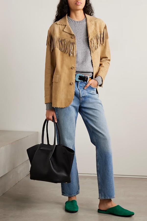 Ryland Fringed Suede Jacket from Ralph Lauren Collection