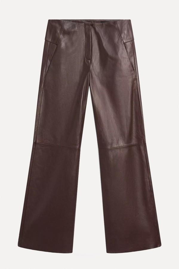 Nappa Leather Trousers from Massimo DUtti