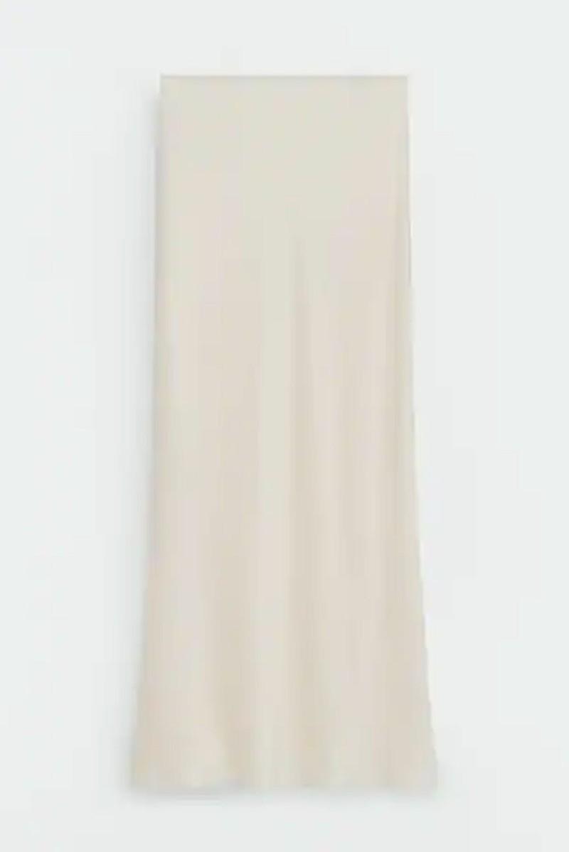 Extra-Long Satin Skirt from Mango