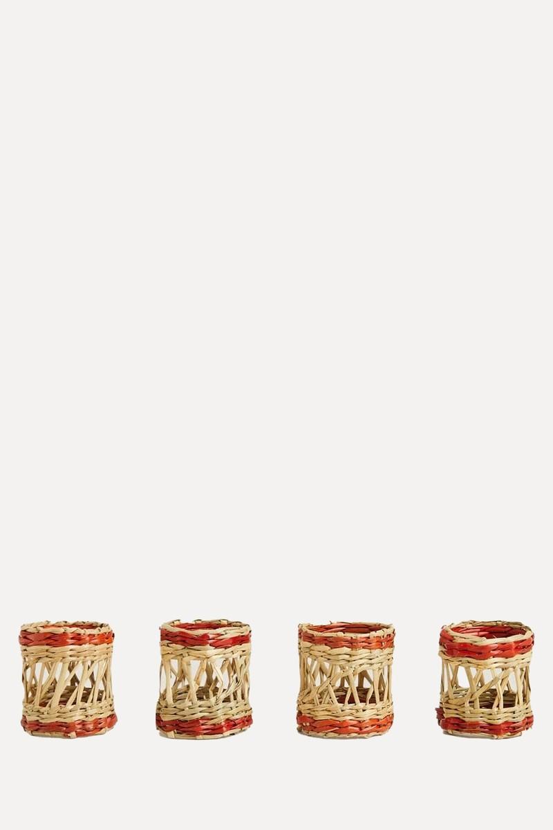 Coloured Fibre Napkin Rings