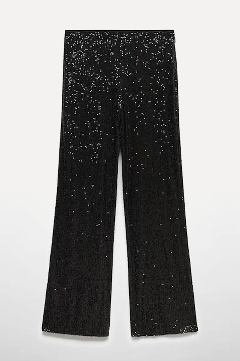 Sequined Suit Trousers