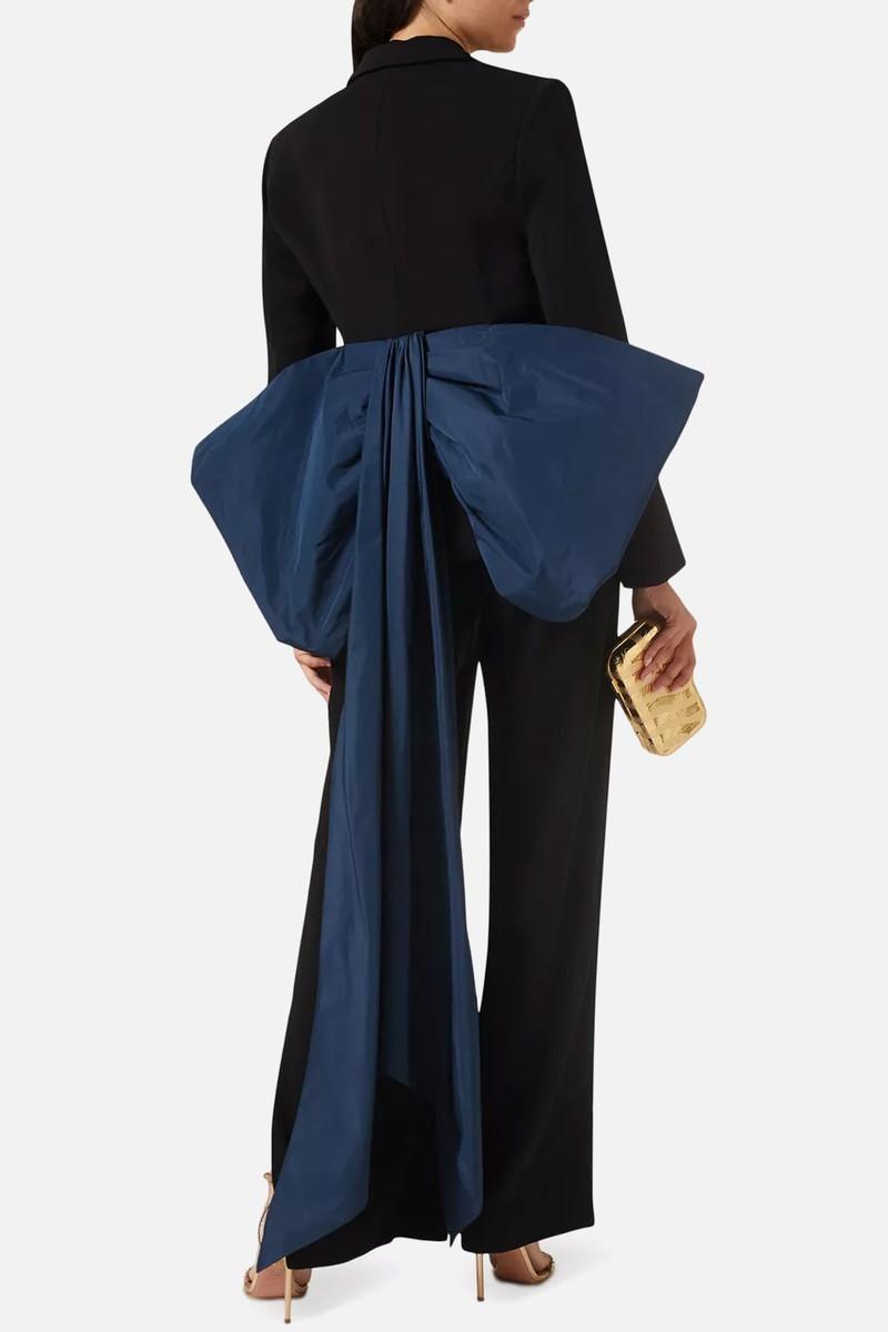 Bow-Detail Tailored Jacket