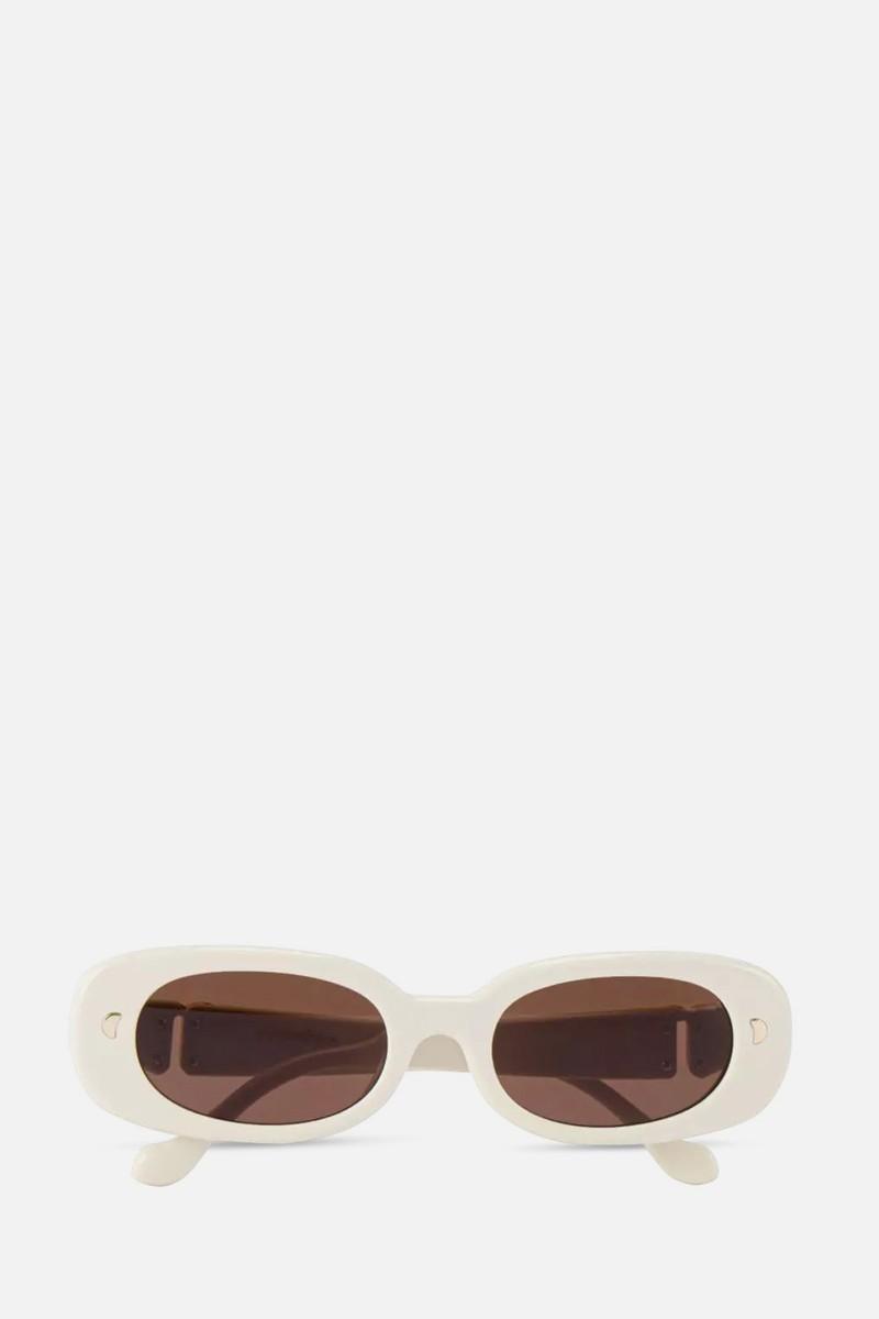 Aliza Chic Oval Classic Sunglasses from Nanushka
