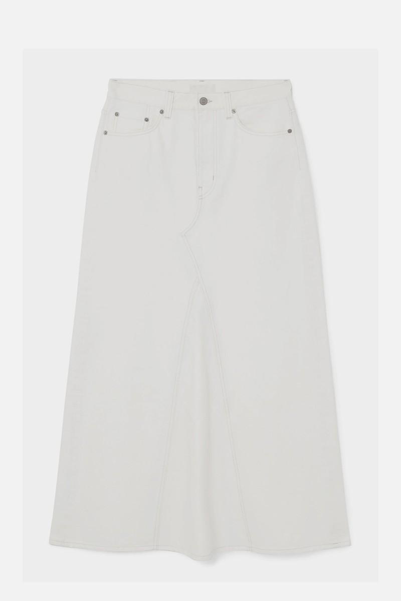 Panelled Denim Maxi Skirt from COS