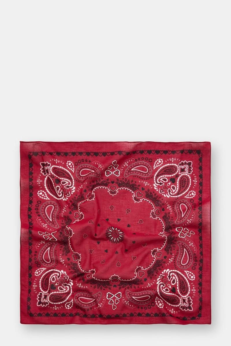 Heart Print Bandana Scarf from Pull & Bear