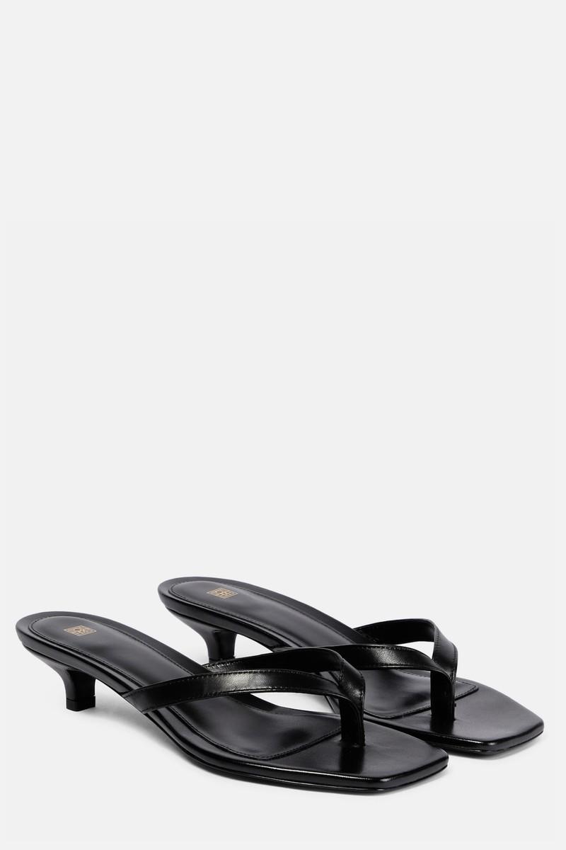 Leather Thong Sandals from Toteme
