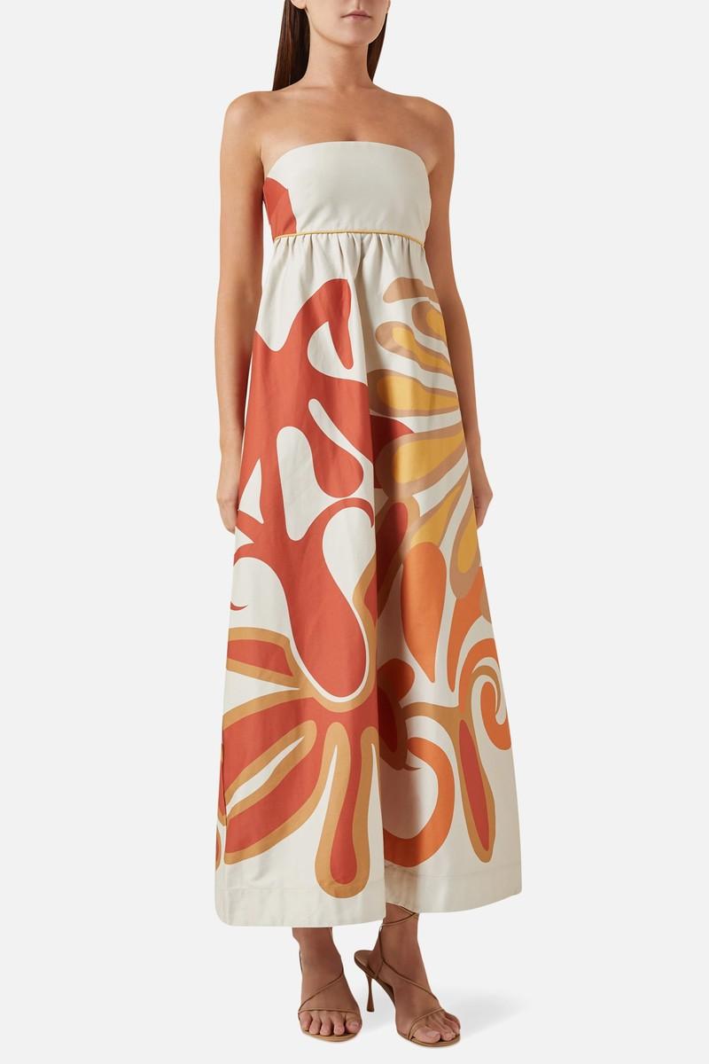Algae Strapless Maxi Dress from Adriana Degreas