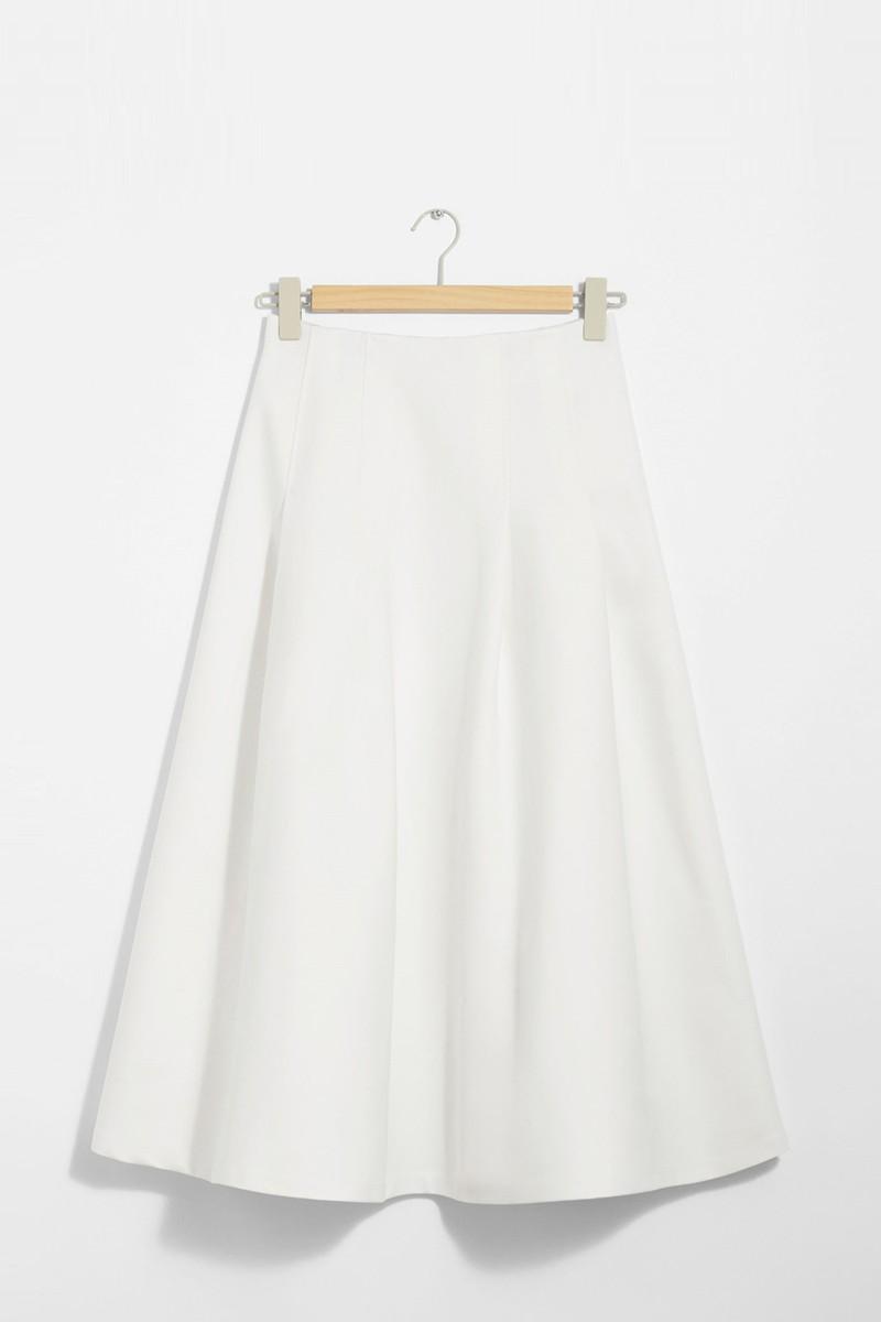 A-Line Midi Skirt