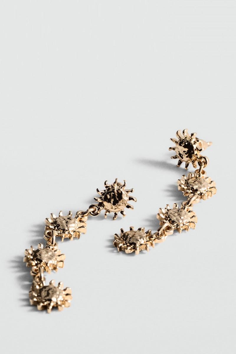 Long Sun Earrings from Mango