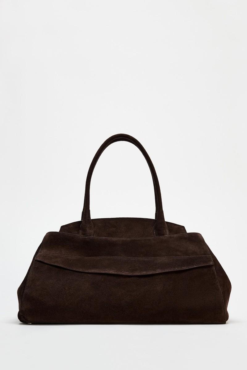 Split Suede Shoulder Bag from Zara