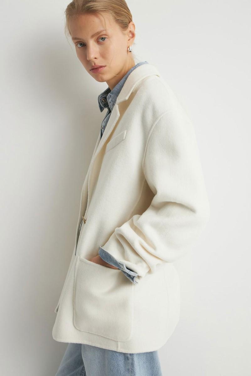 Wool-Blend Handmade Blazer