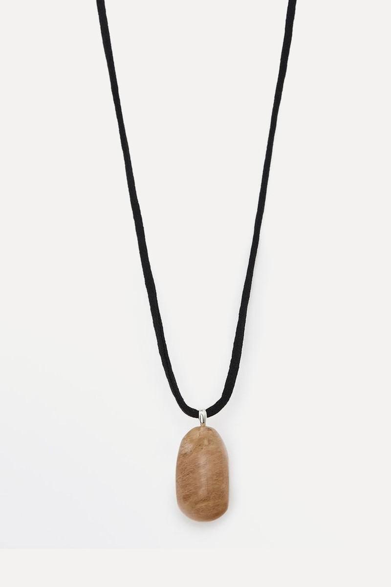 Stone Rope Necklace