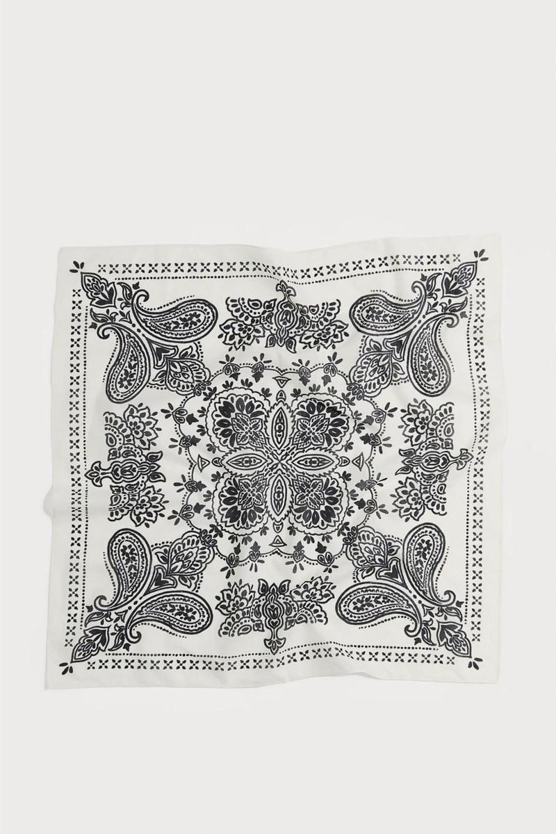 Patterned Cotton Scarf