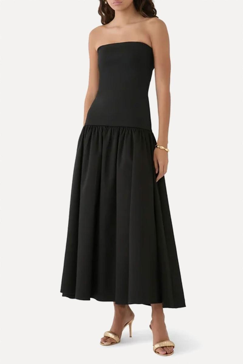 Oriana Drop Waist Midi Dress from Alice & Olivia