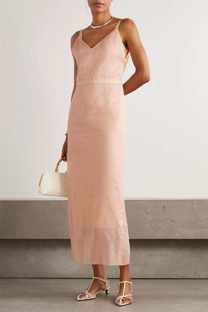 Layered Cotton-Gauze Gown from Carven