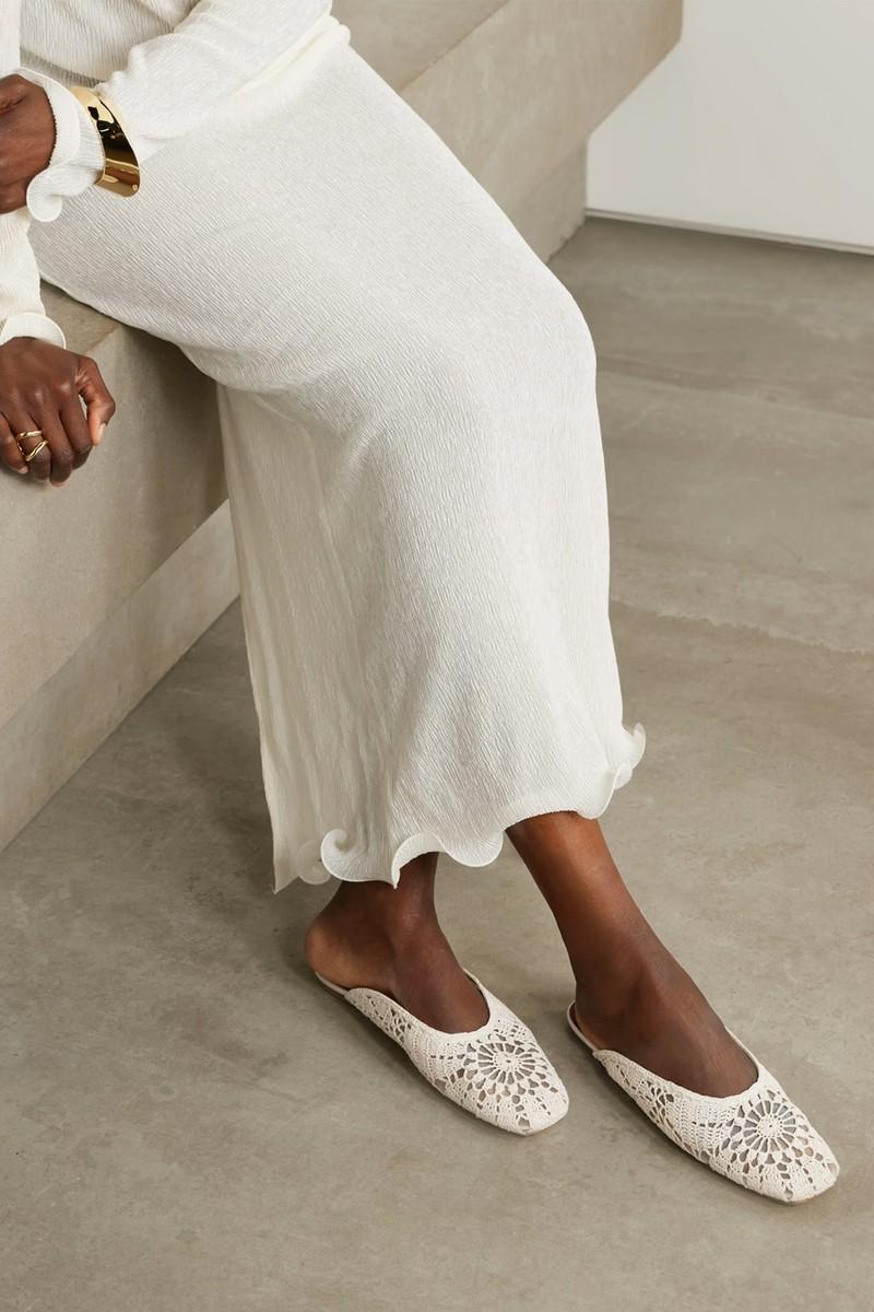 Crocheted Mules from Magda Butrym