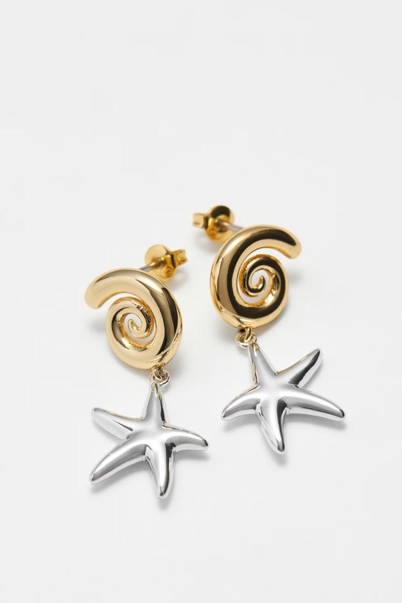 Star-Pendant Swirl Studs from & Other Stories