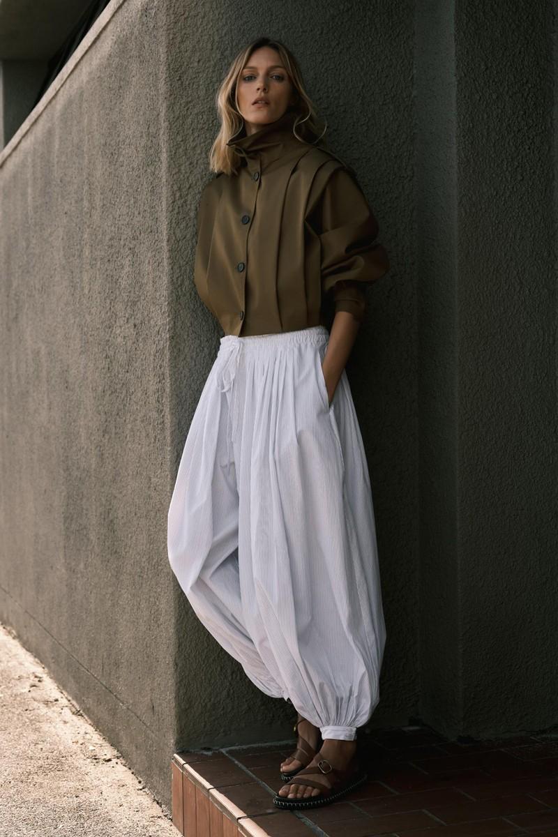 Striped Balloon Trousers from Zara