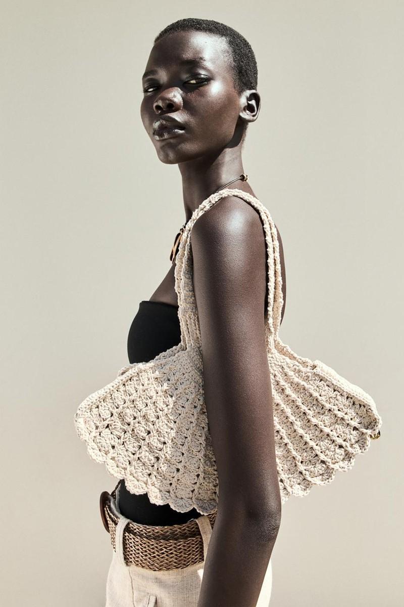 Crochet Shell Bag from Zara