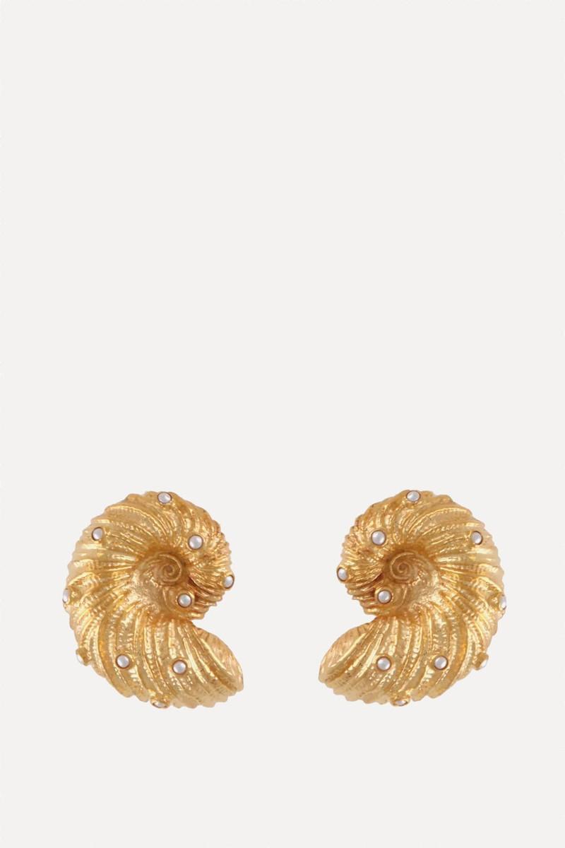 Seashell Stud Earrings from Joanna Laura Constantine