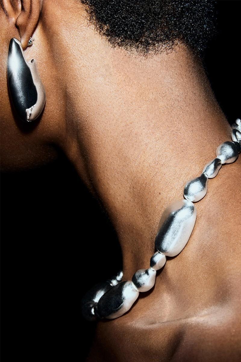 Mismatched Pebble Earrings