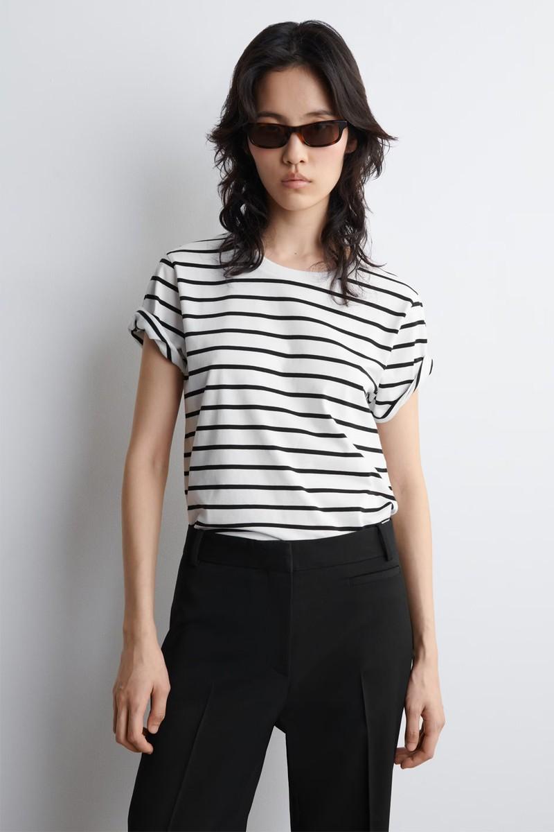 Crew-Neck Cotton T-Shirt