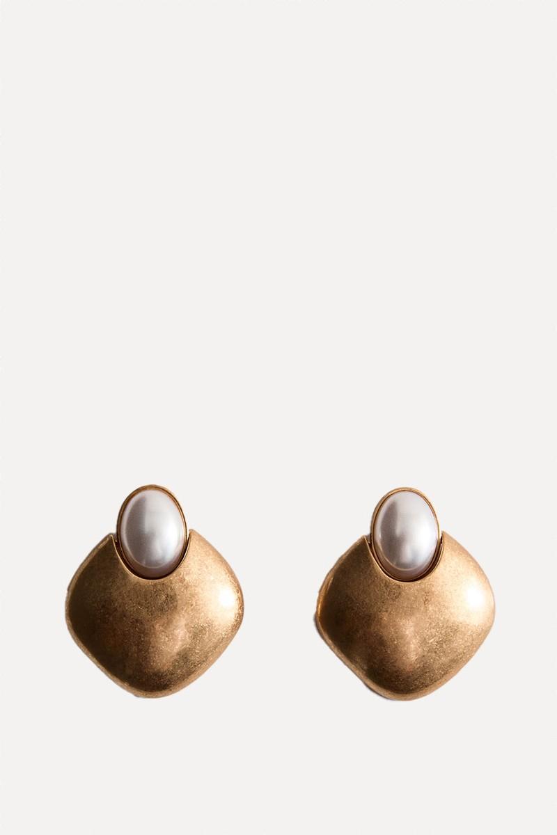Combined Pearl Earrings