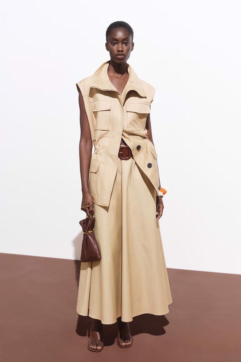 Oversized Waistcoat With Cargo Pockets