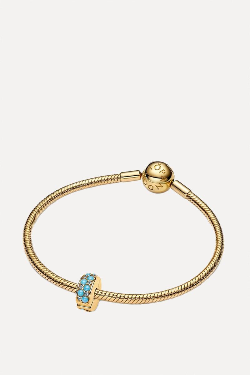 Aqua Blue Clip Charm