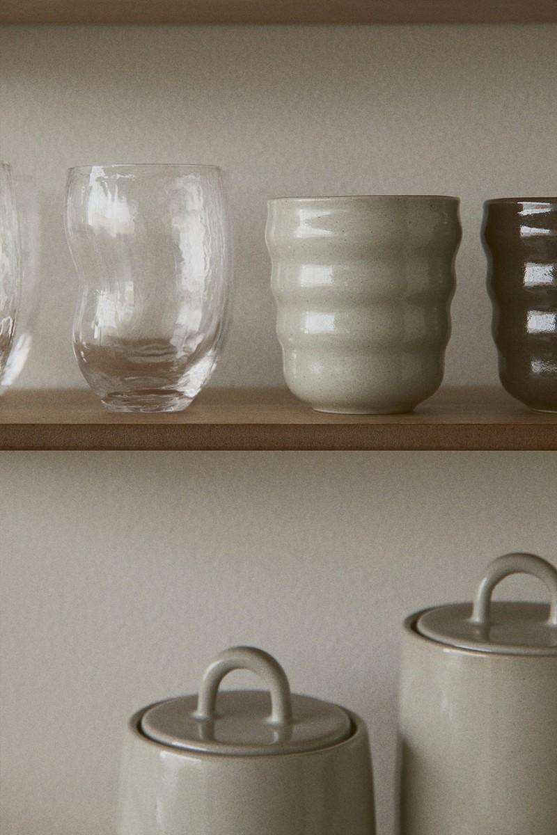 Fluted Stoneware Mug