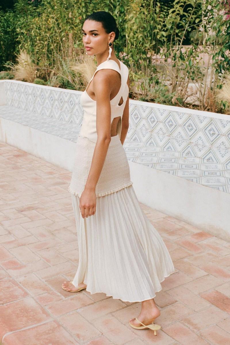 Knit Cut-Out Back Top