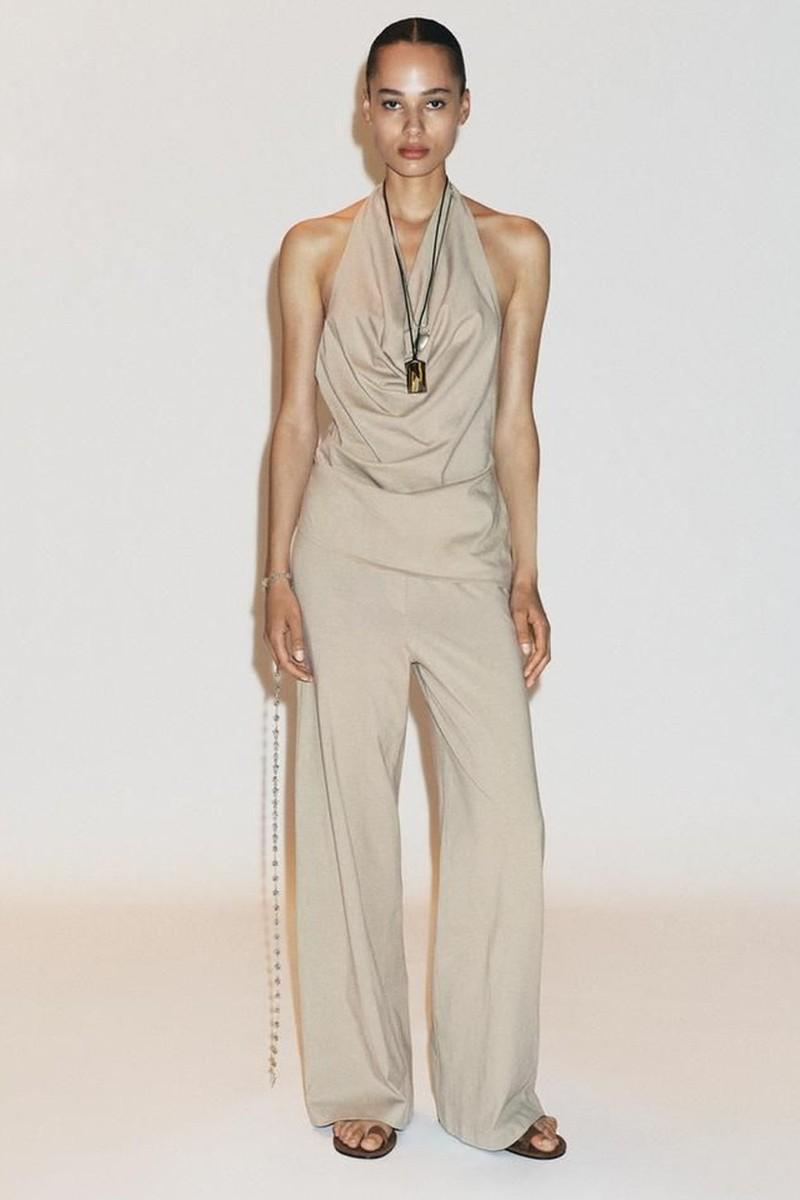 Dyed Effect Halter Top