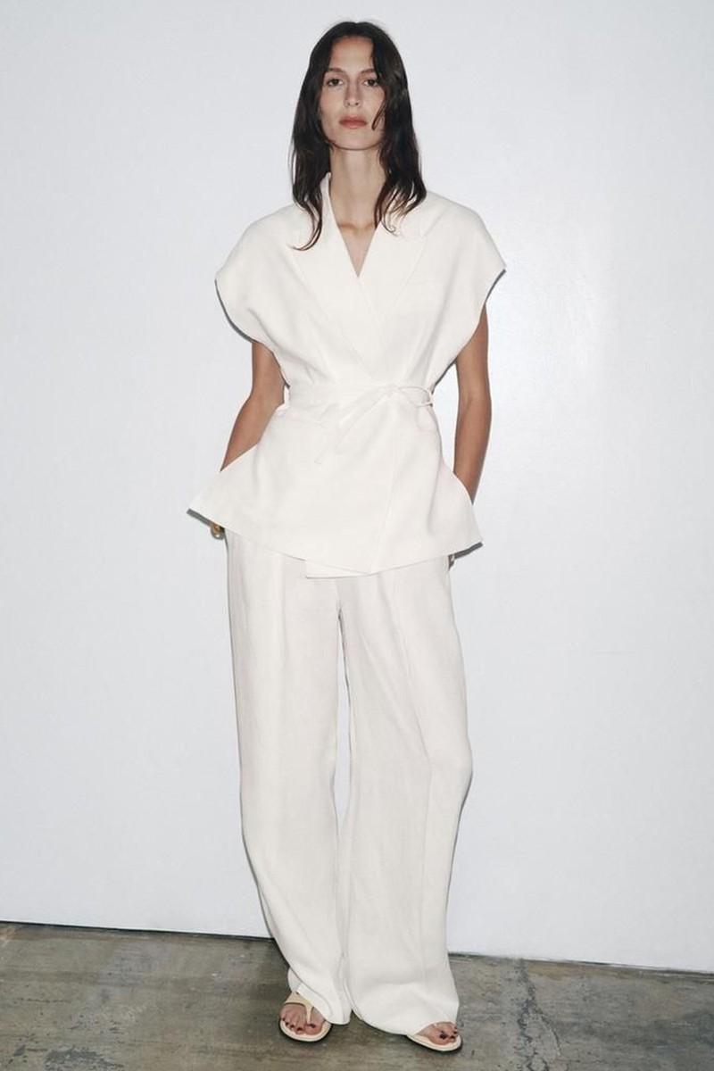 Linen Blend Waistcoat