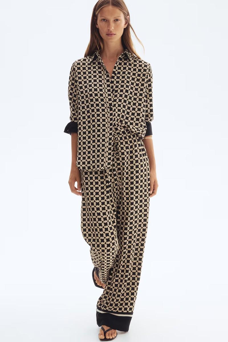 Patterned Drawstring Trousers from H&M