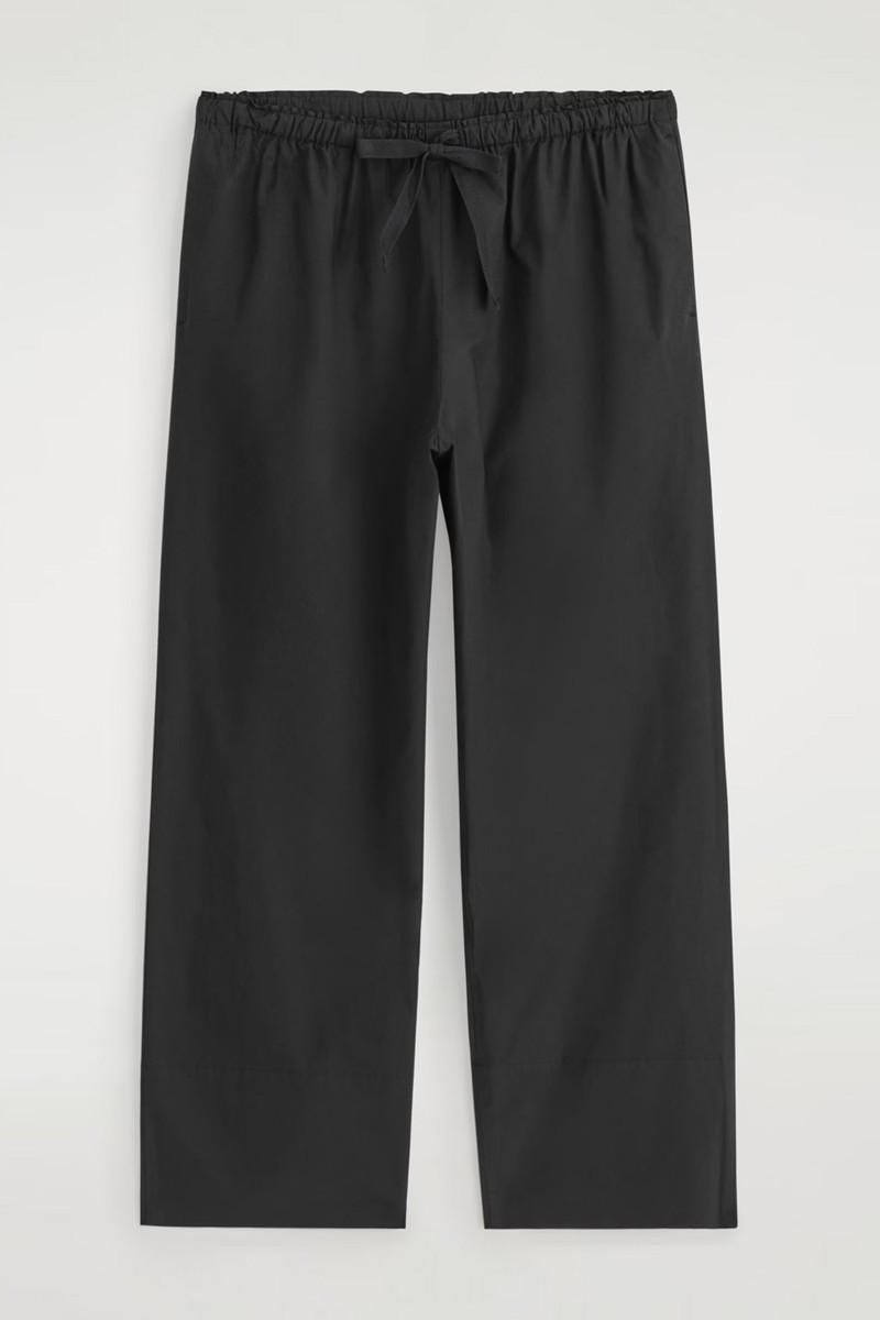 Drawstring Cotton Trousers