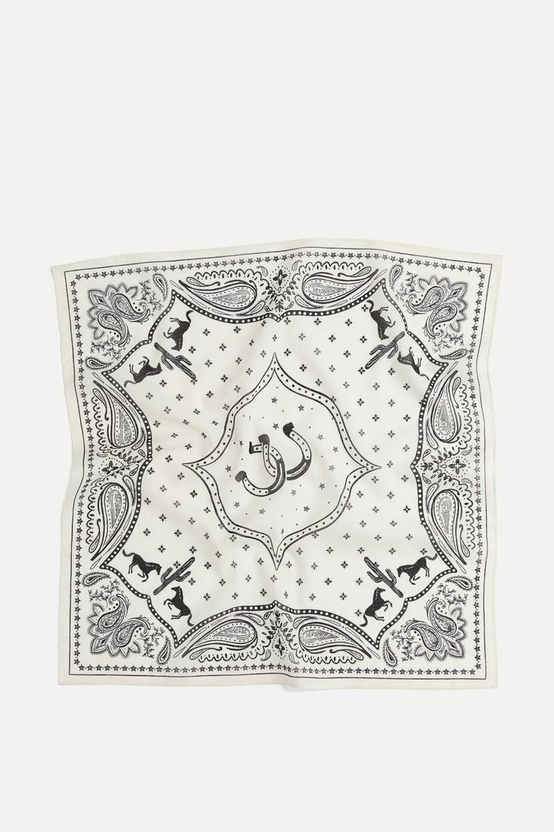 Patterned Cotton Scarf