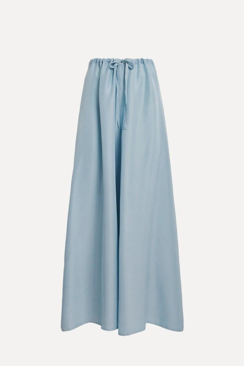 Silk Shades Of Nature Wide-Leg Trousers from MAX&Co.
