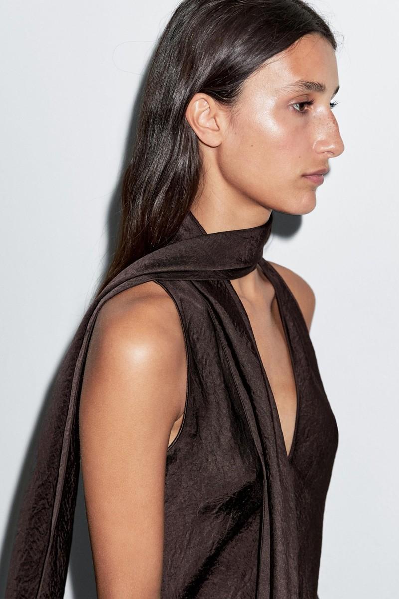 Flowing Top With Tie Detail