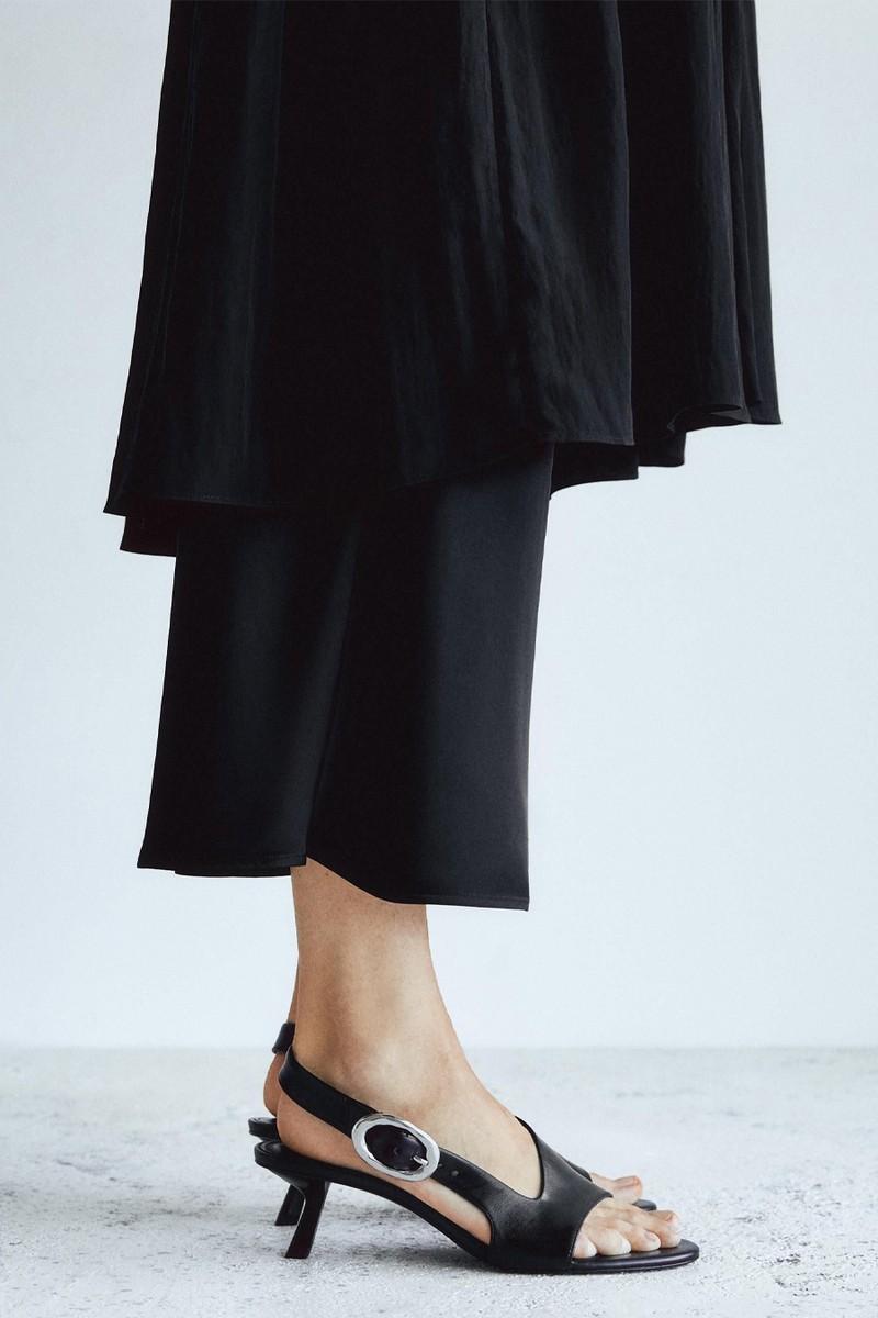 High-Heel Sandals With Buckle