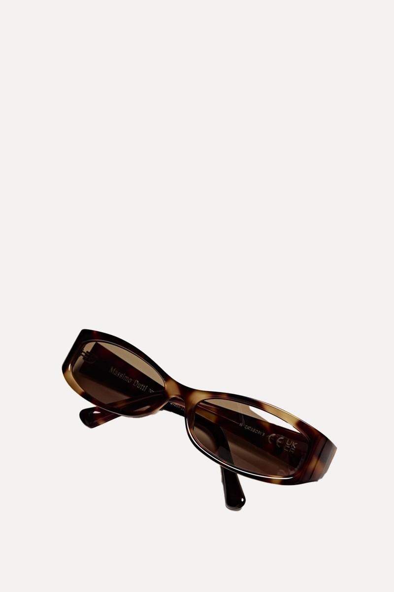 Small Elongated Sunglasses