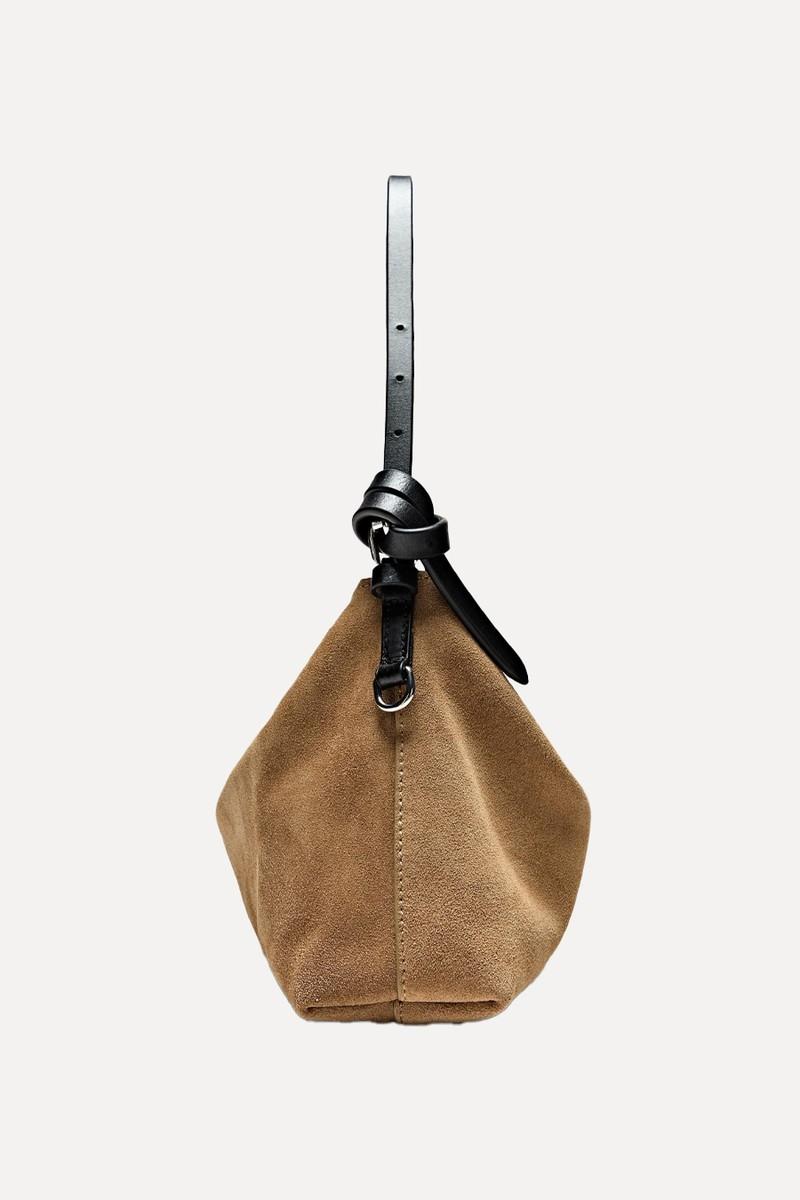 Small Split Suede Leather Bag