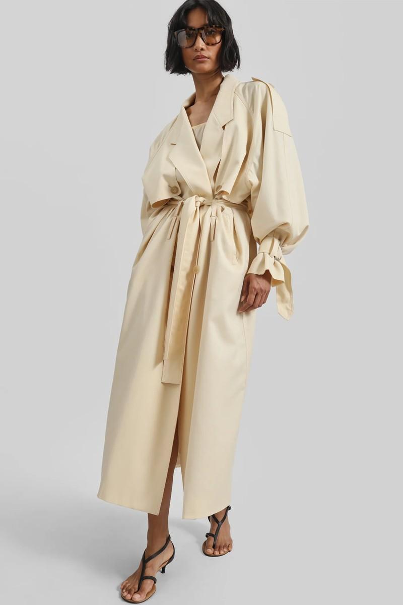 Glendale Double Belt Loop Trench from The Frankie Shop