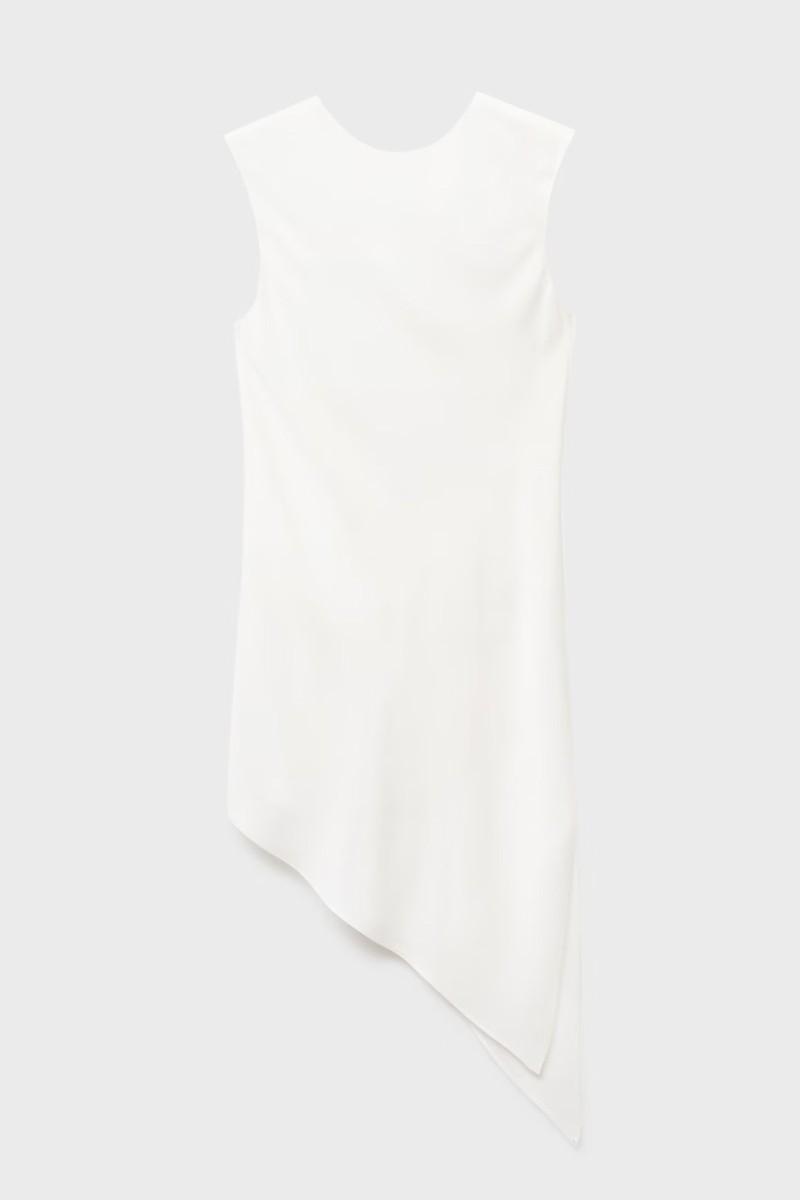 Asymmetrical Satin Top