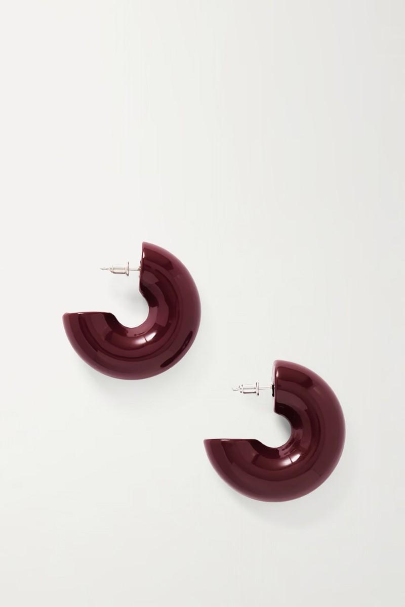 Beam Wood Hoop Earrings from Uncommon Matters