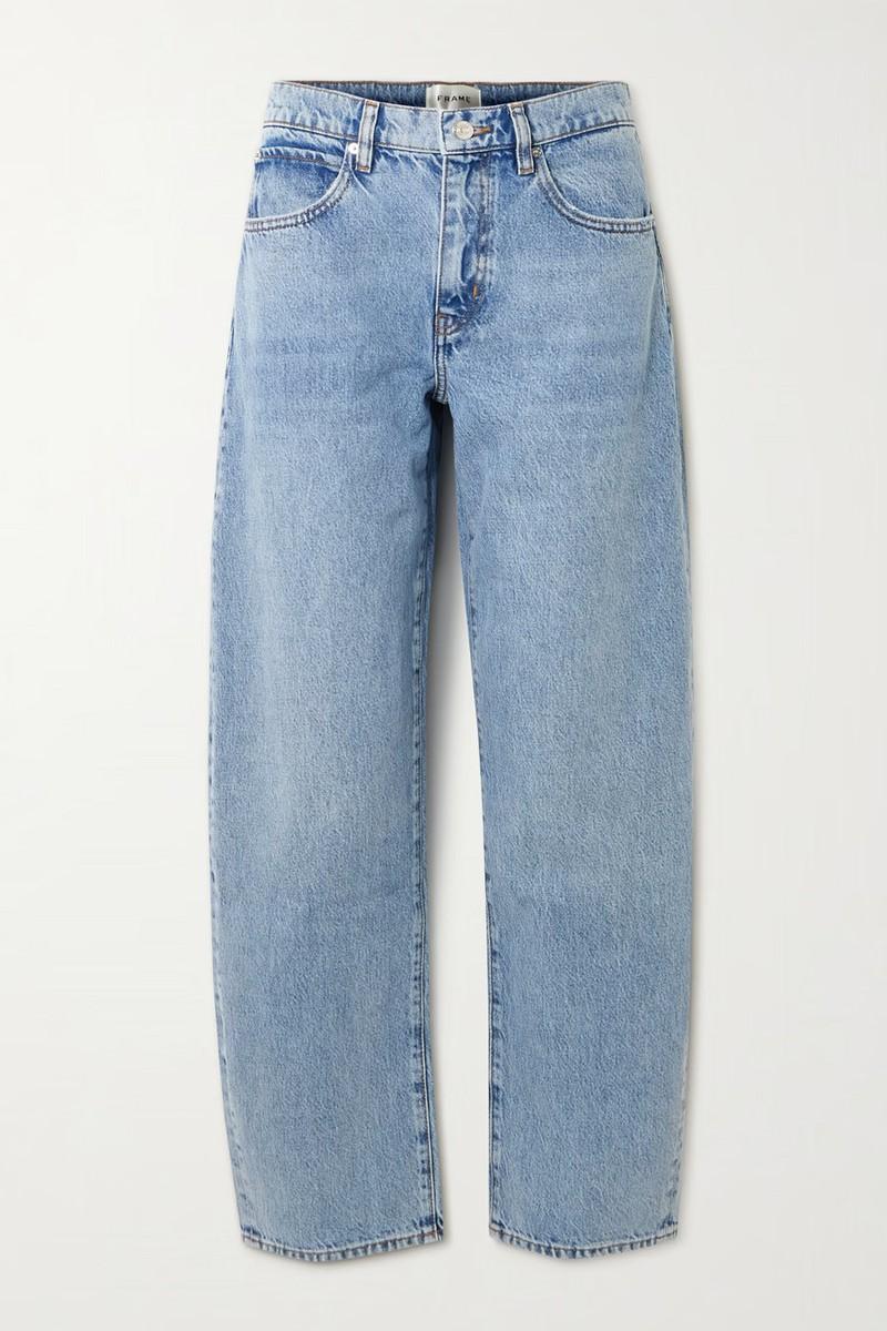 Low Slung Barrel Boyfriend Jeans from Frame
