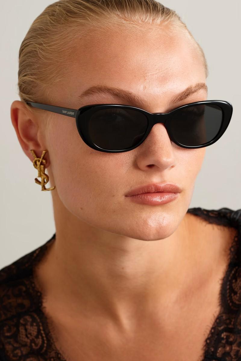 Cat-Eye Acetate Sunglasses from SAINT LAURENT Eyewear